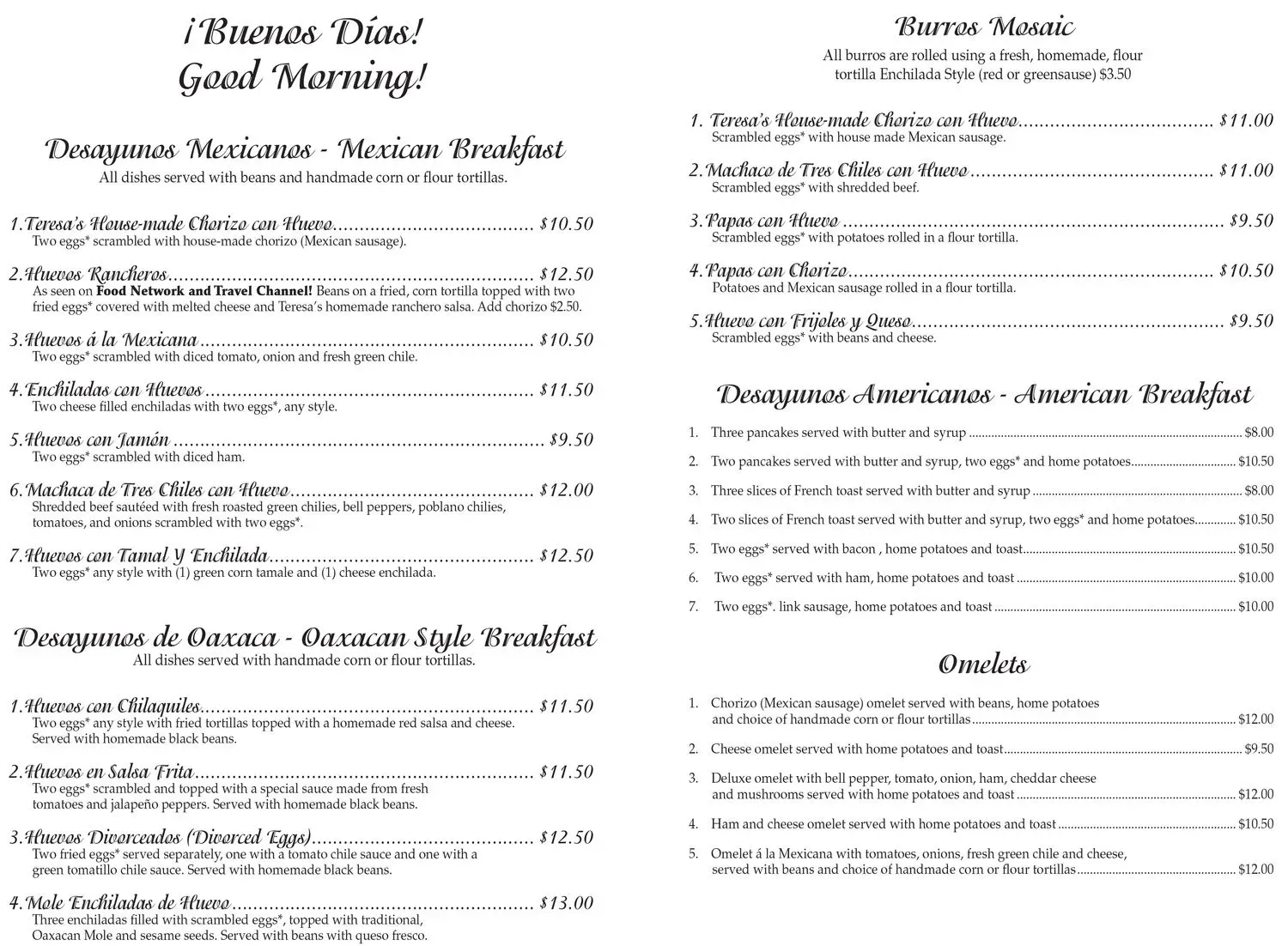 Menu 2