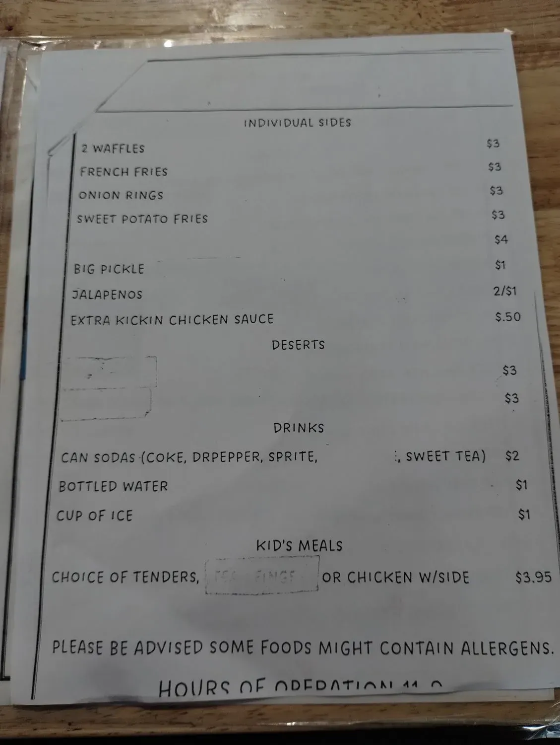 Menu 2