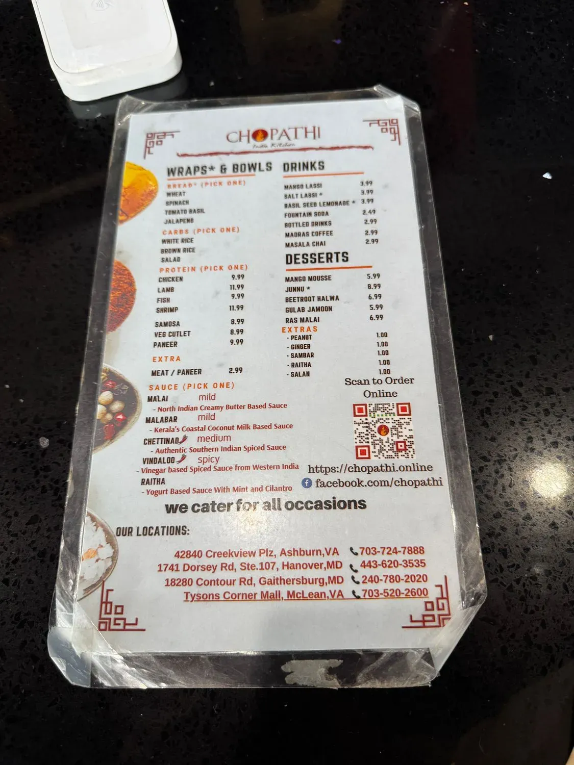 Menu 5