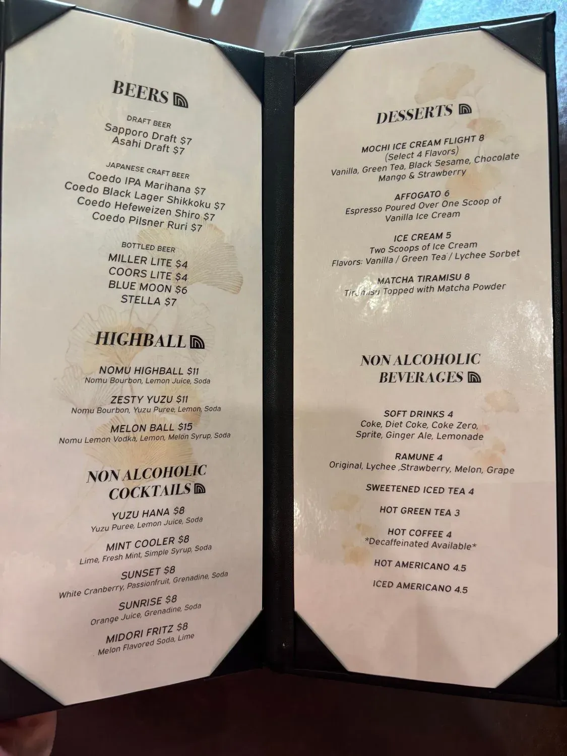 Menu 6