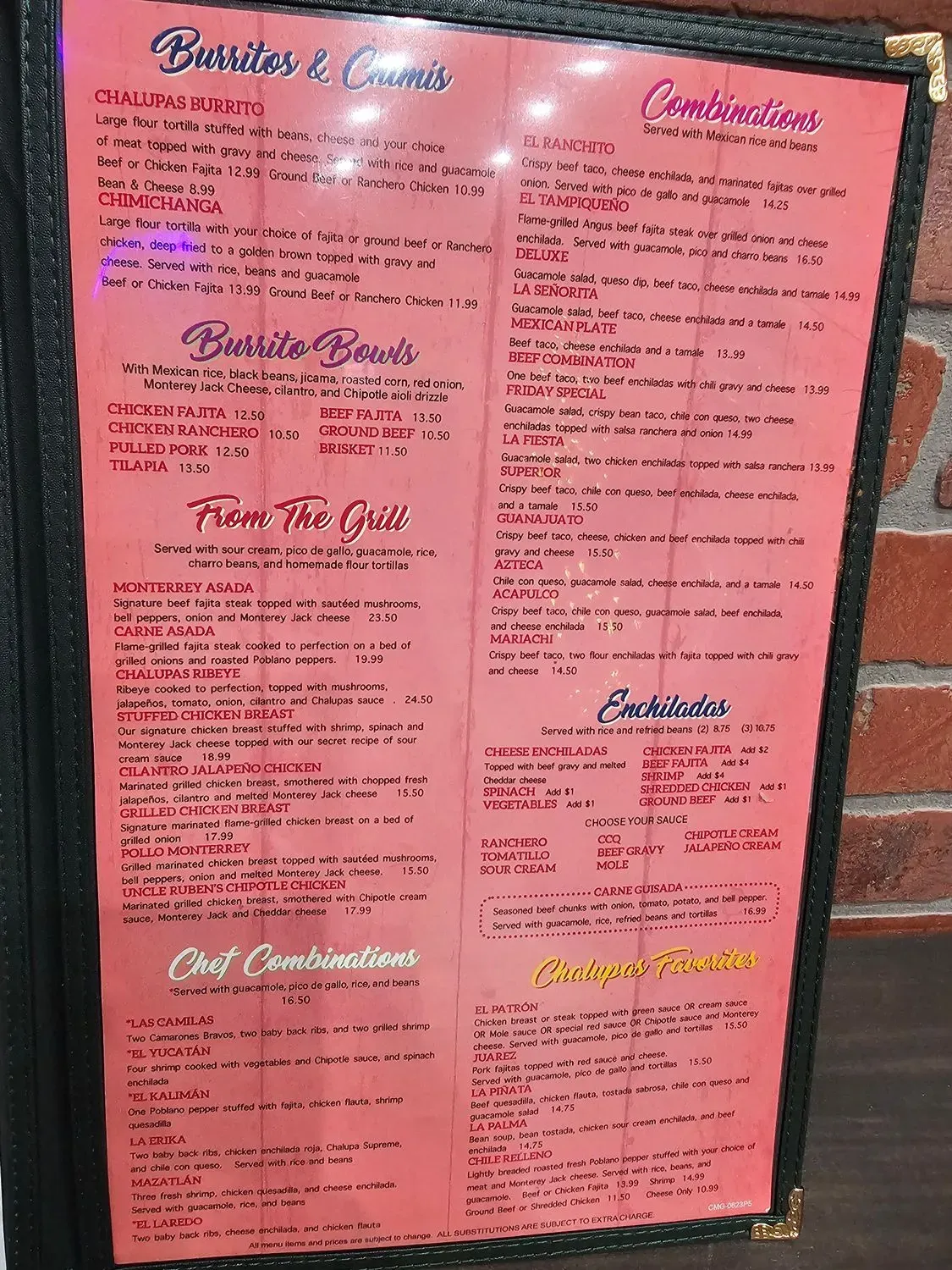 Menu 6