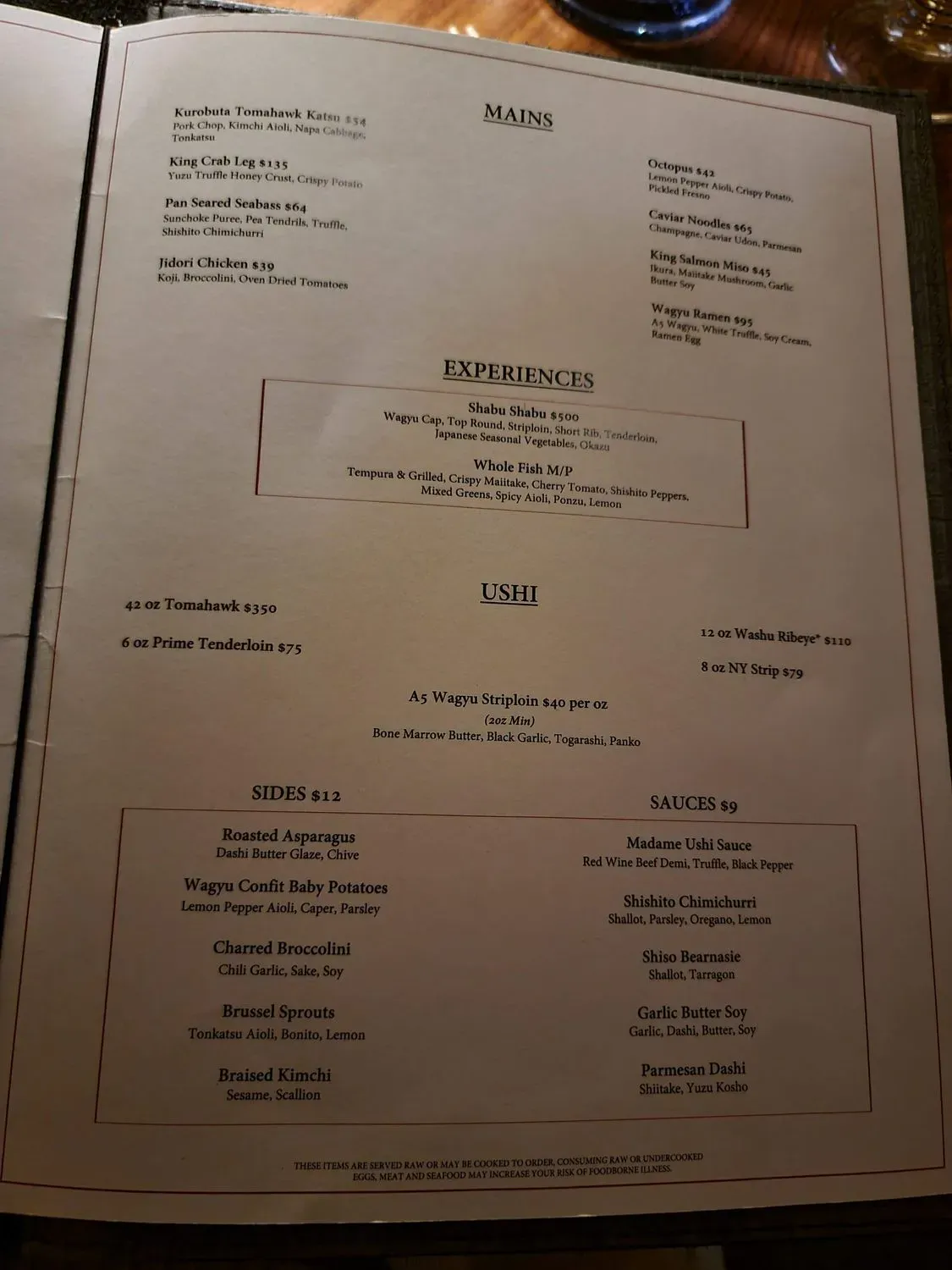 Menu 4