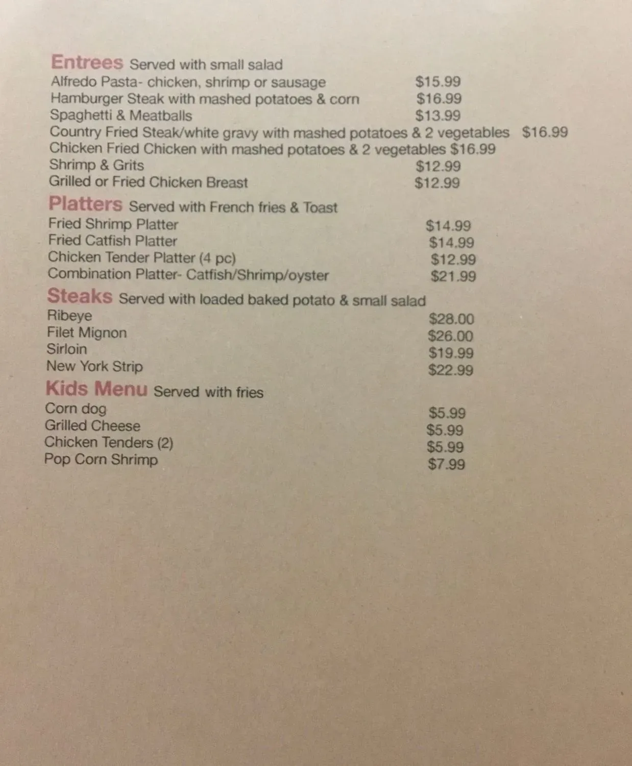 Menu 4