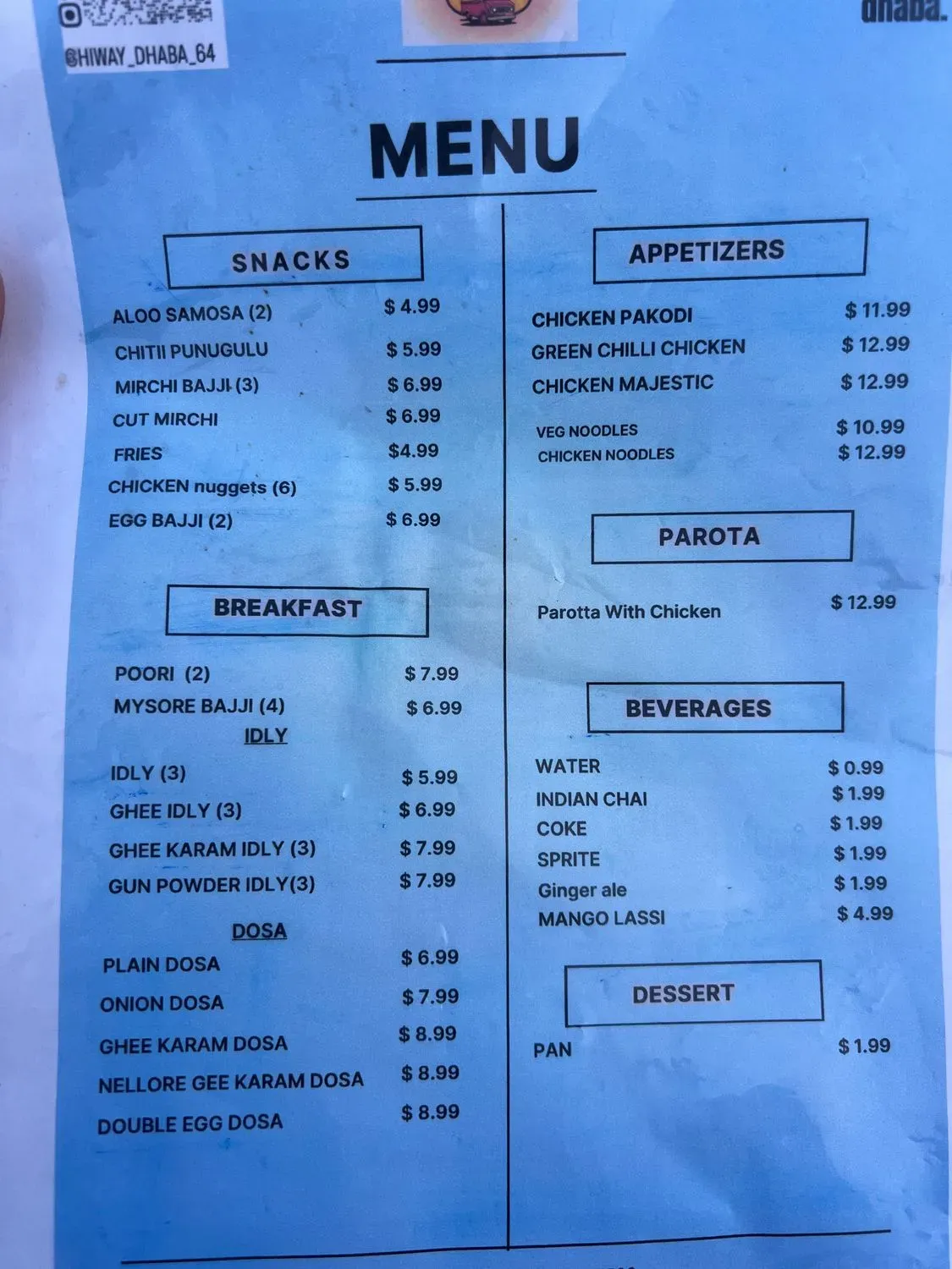 Menu 4