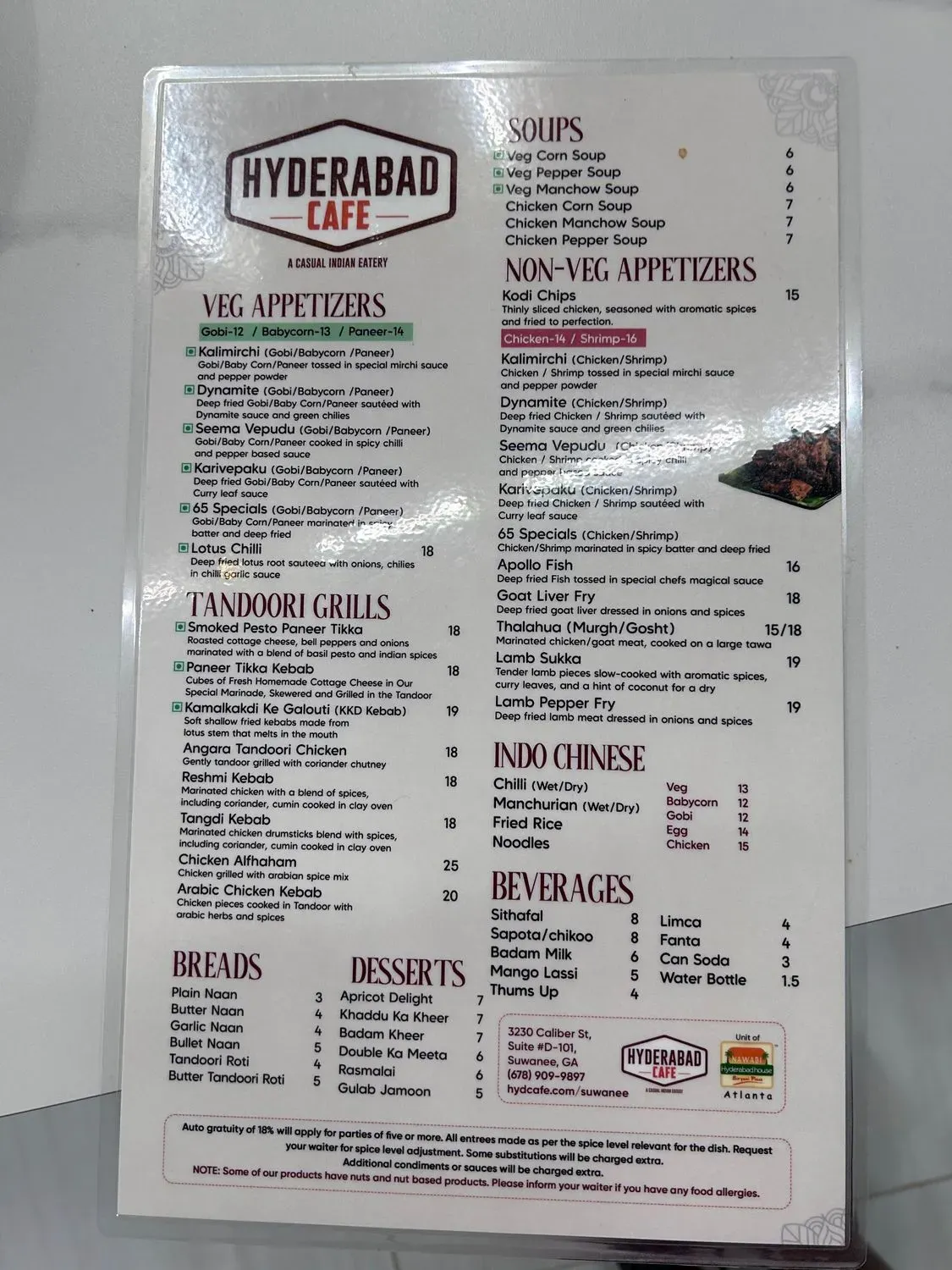 Menu 6