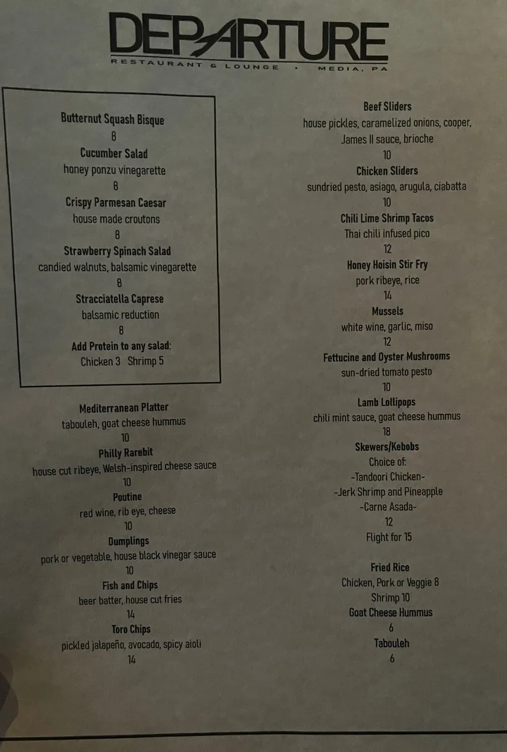 Menu 4