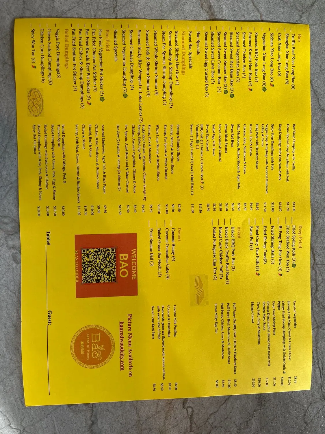 Menu 2