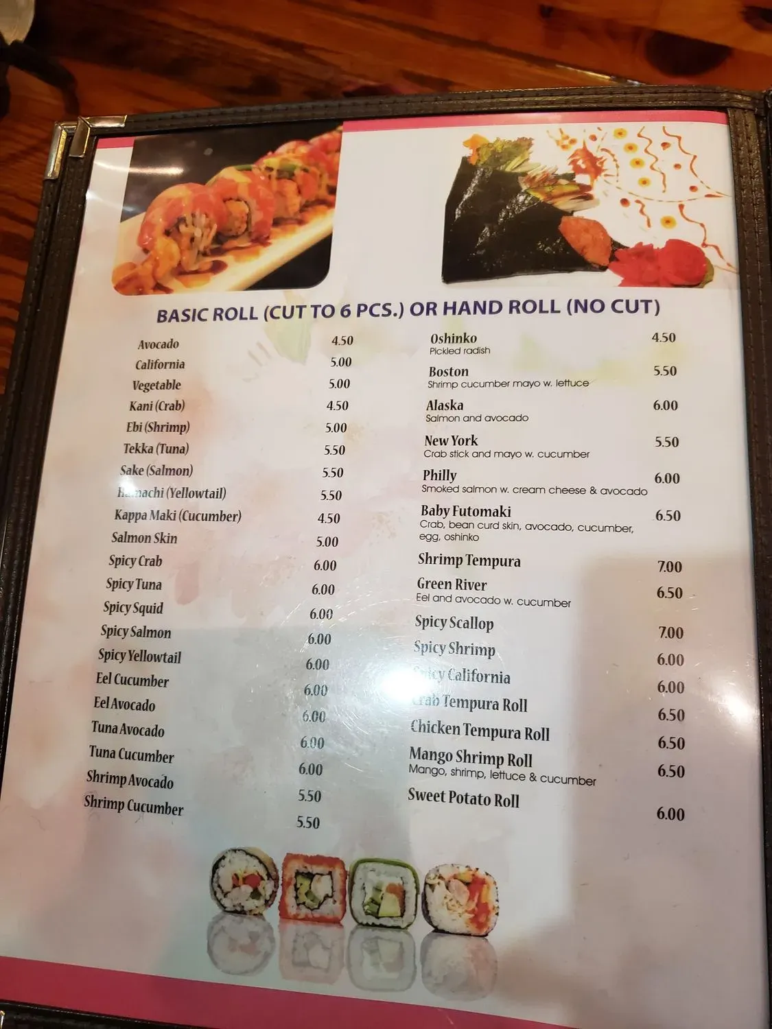 Menu 6