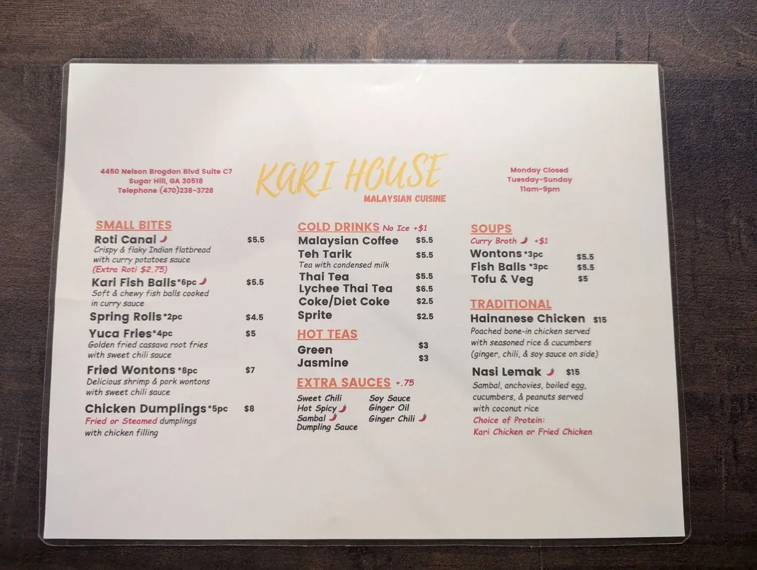 Menu 4