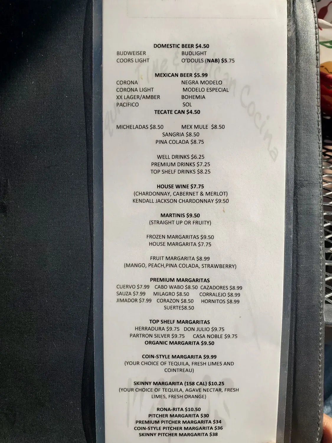 Menu 2