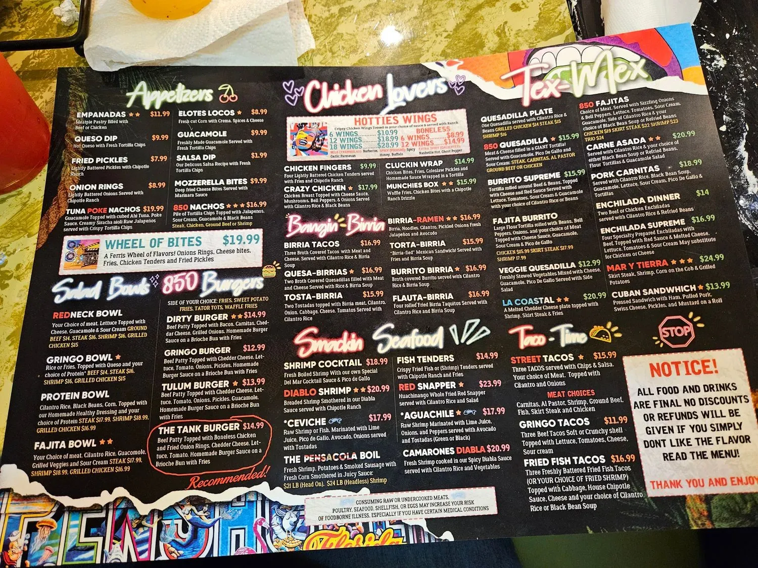 Menu 5