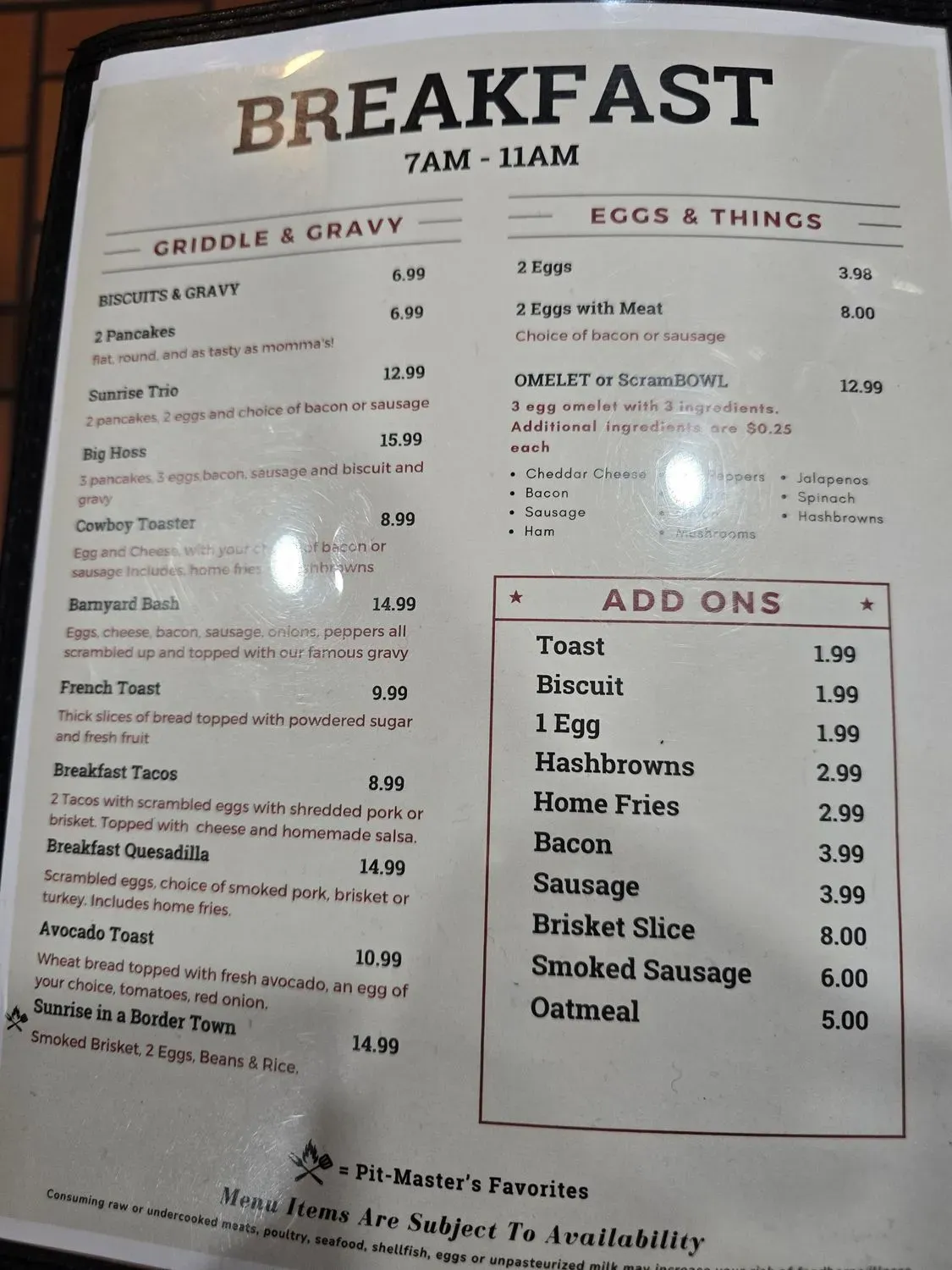 Menu 6