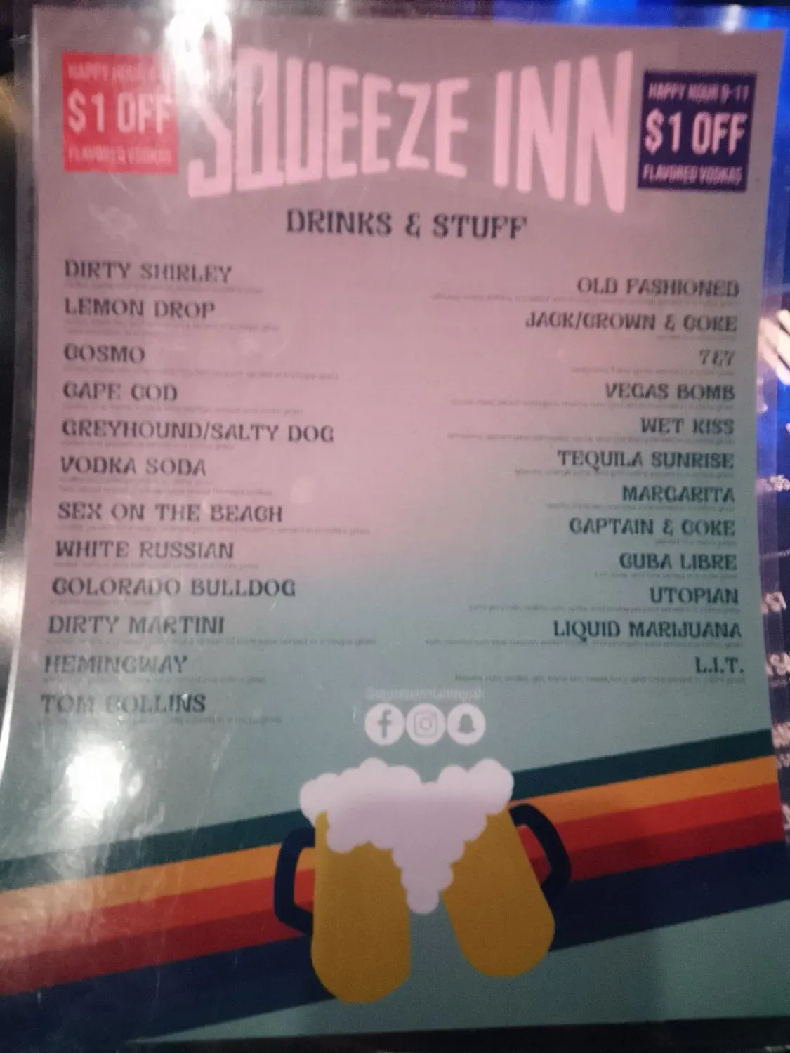 Squeeze Inn Tahlequah Menu - Updated November 2025