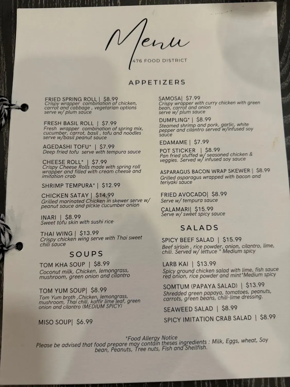 Menu 4