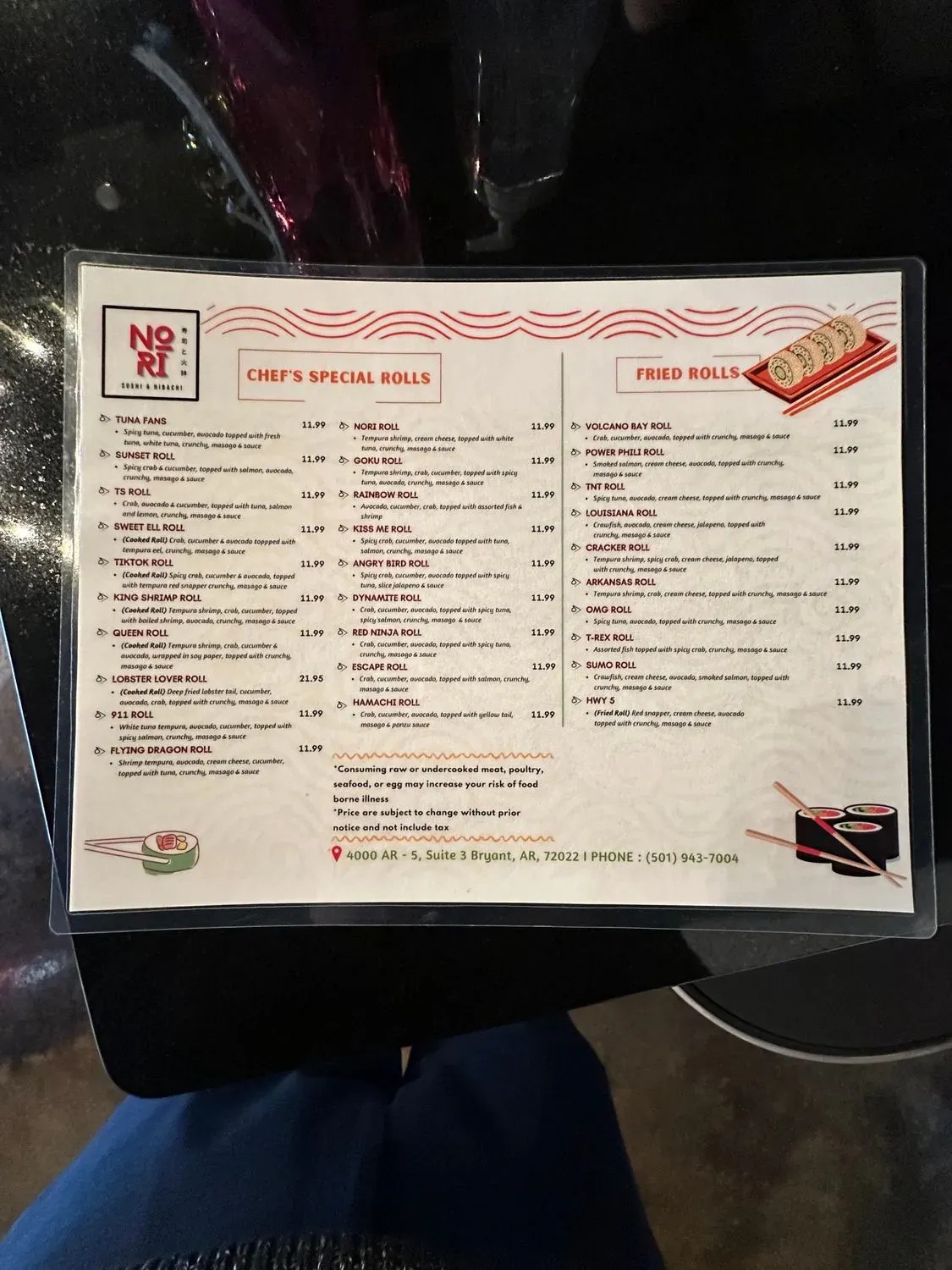 Menu 5