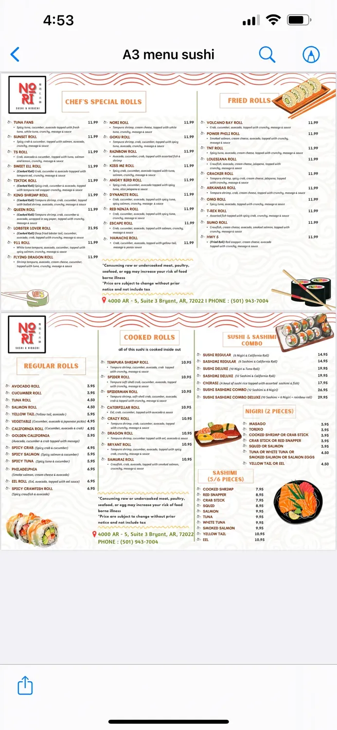 Menu 4