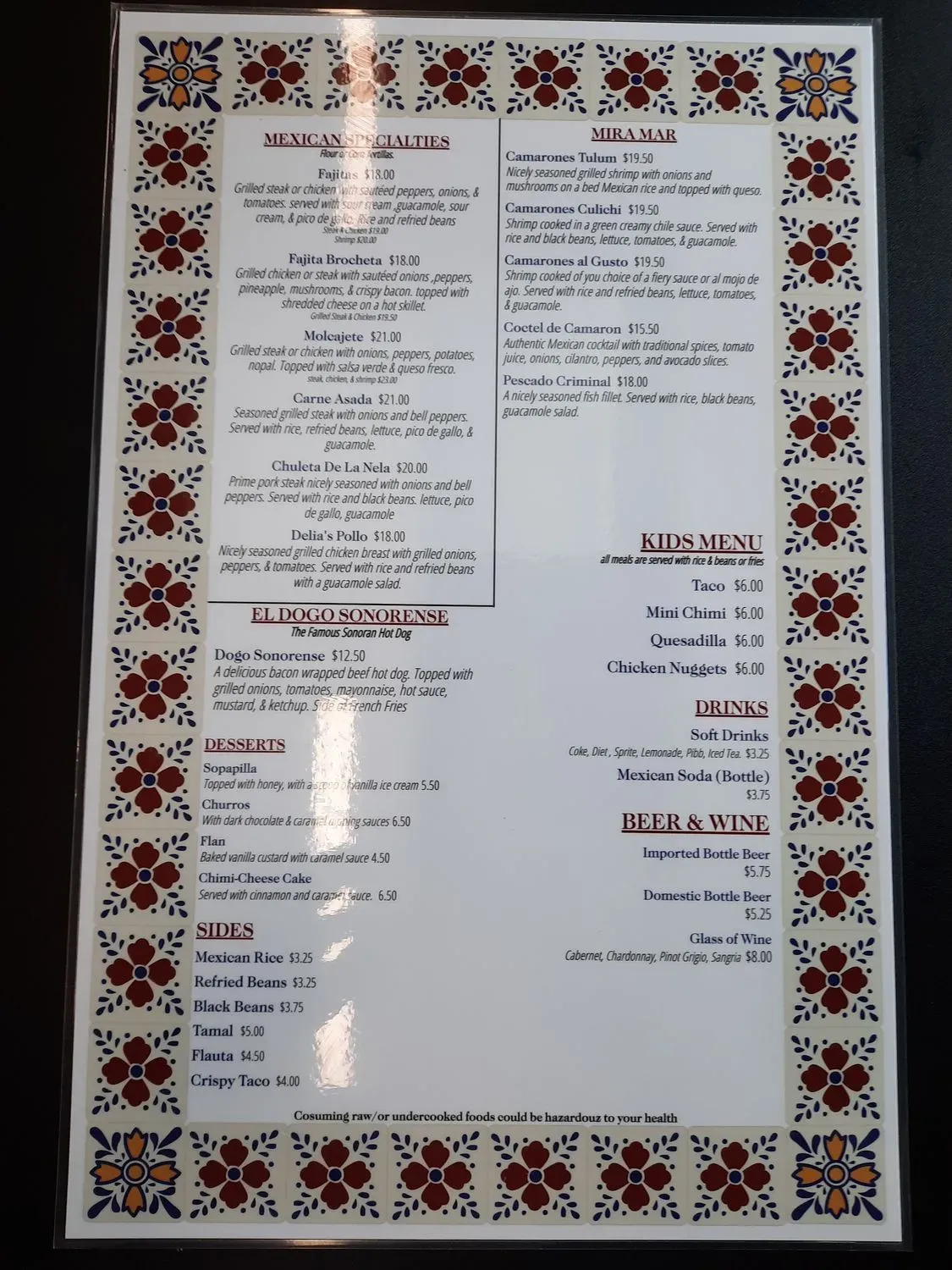 Menu 4