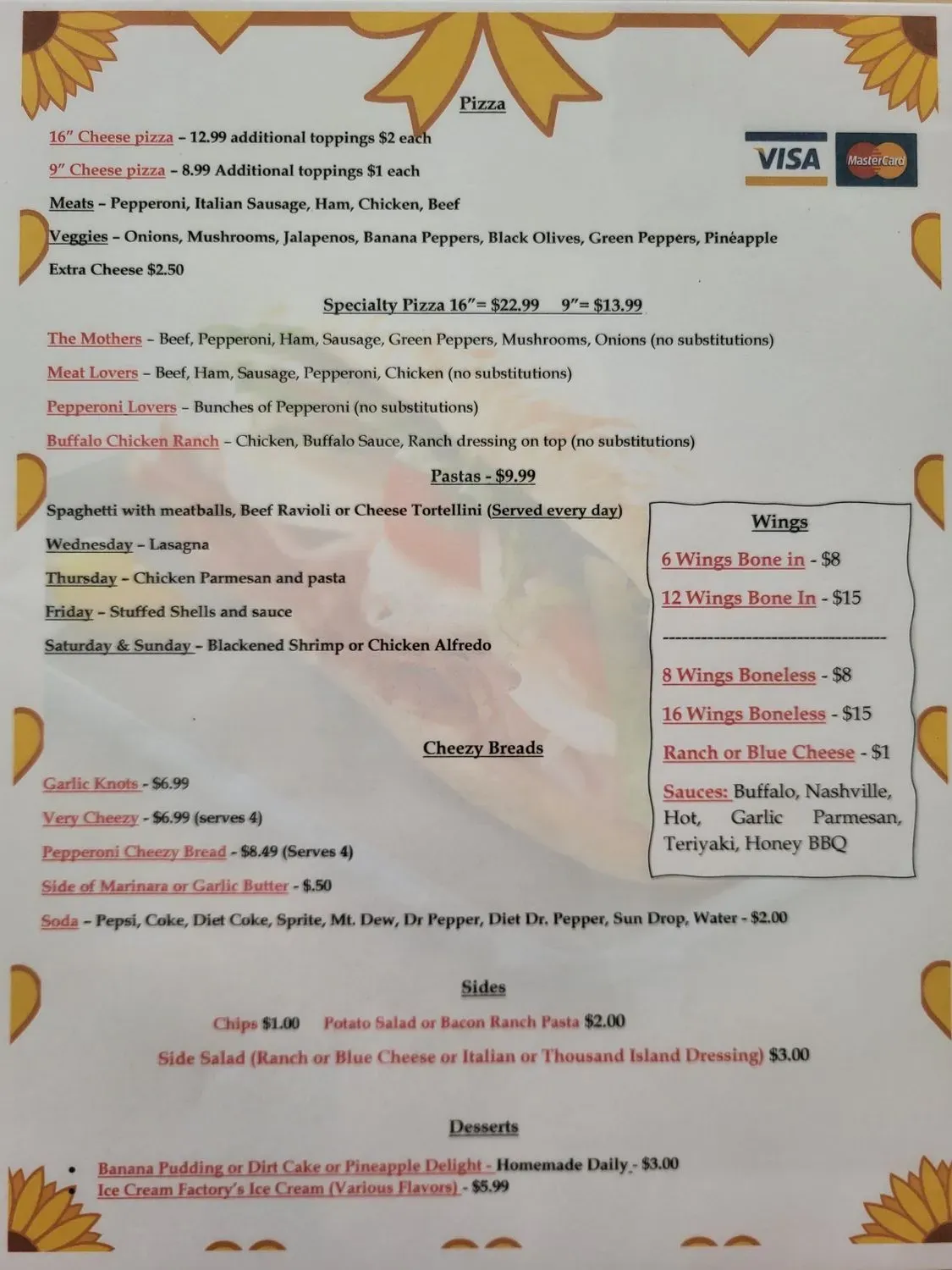 Menu 3