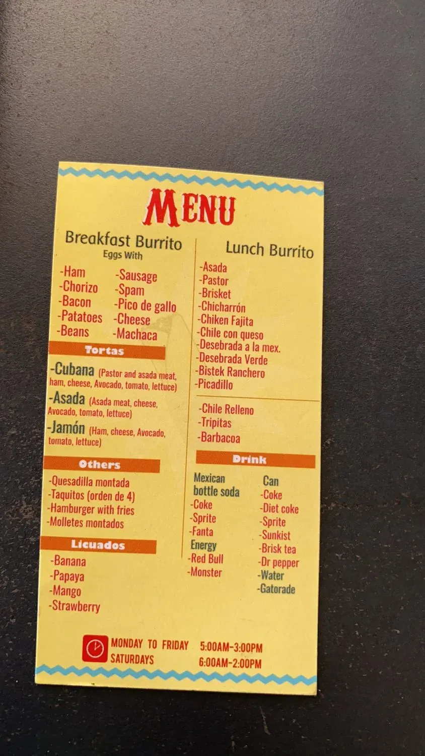 Menu 3