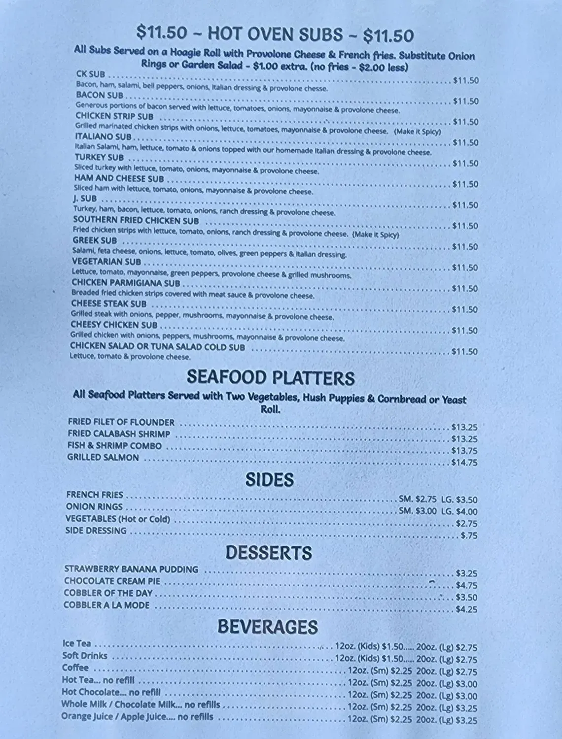 Menu 3