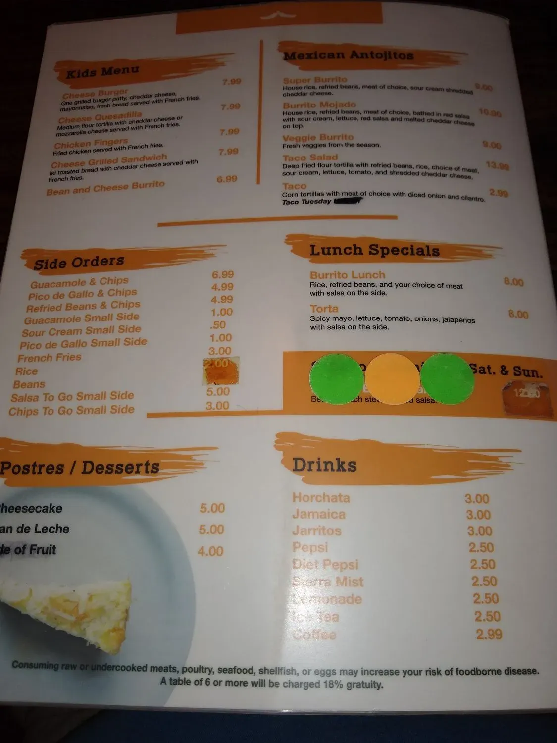 Menu 4