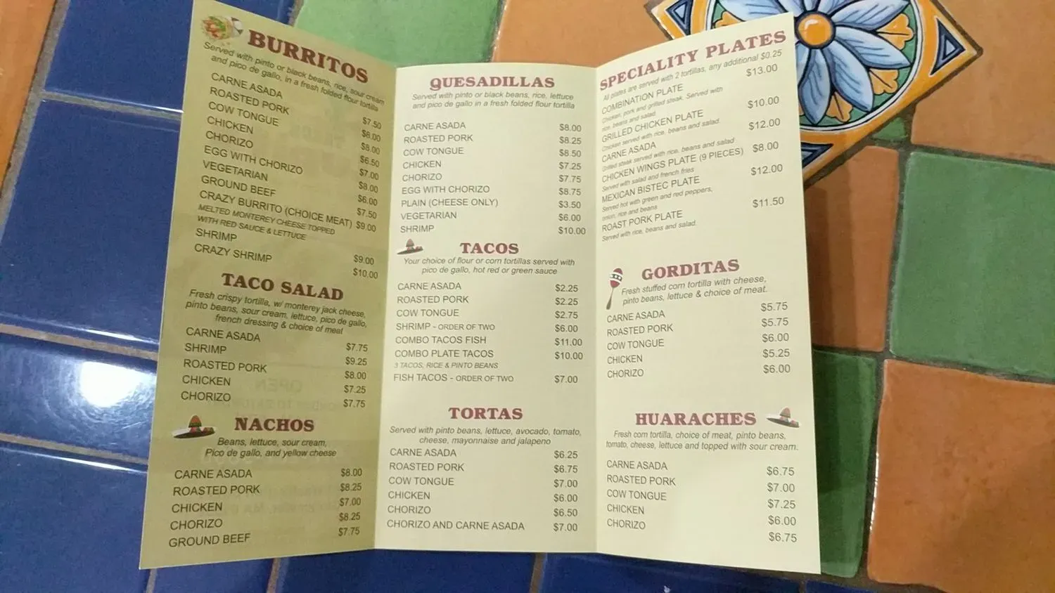 Menu 3