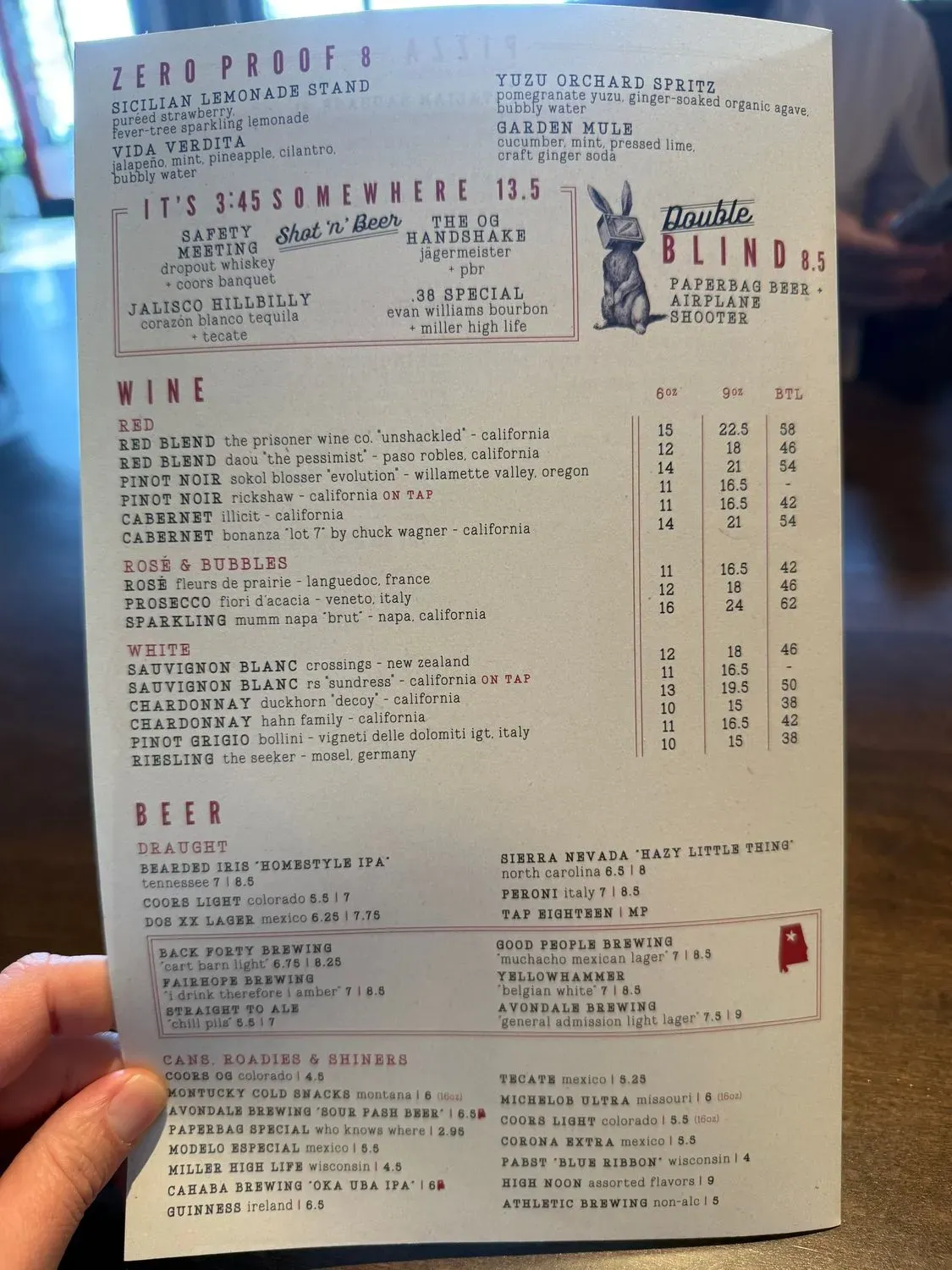 Menu 5