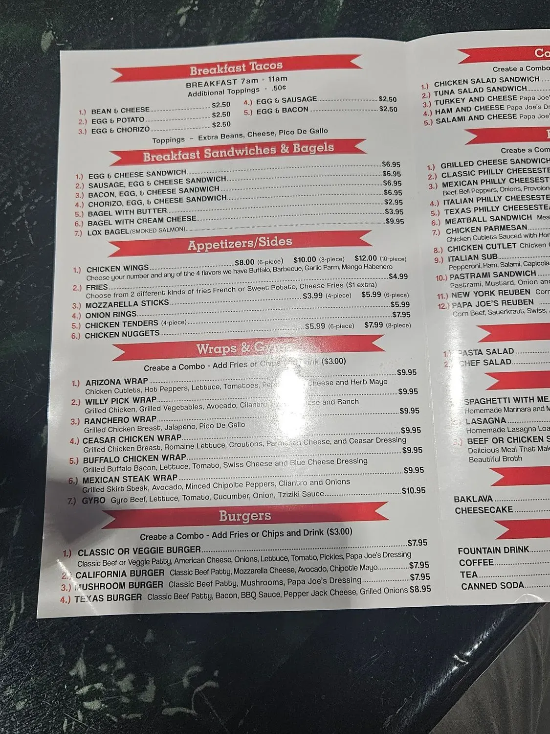 Menu 6