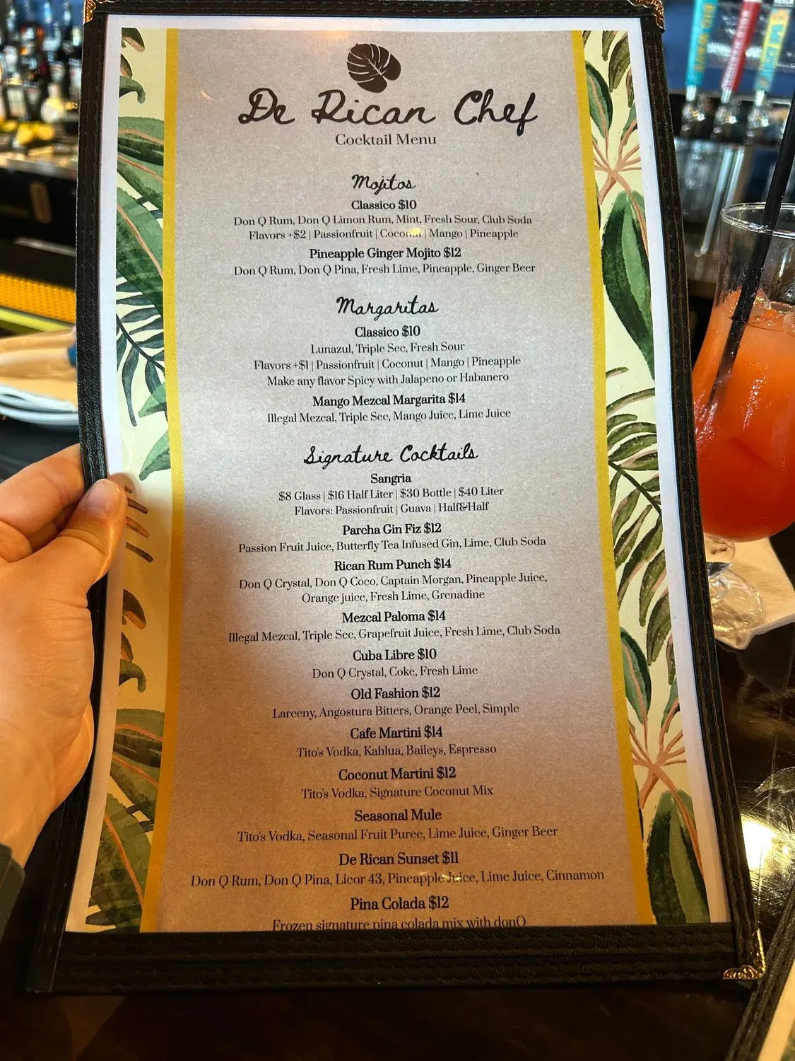 De Rican Chef Restaurant Ocean View Menu - Updated November 2025