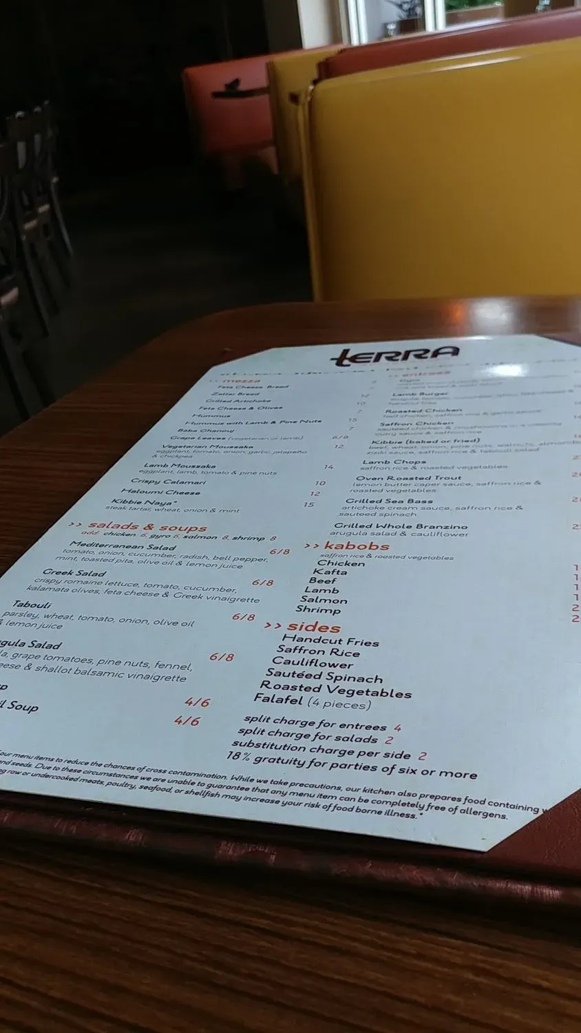 Menu 4