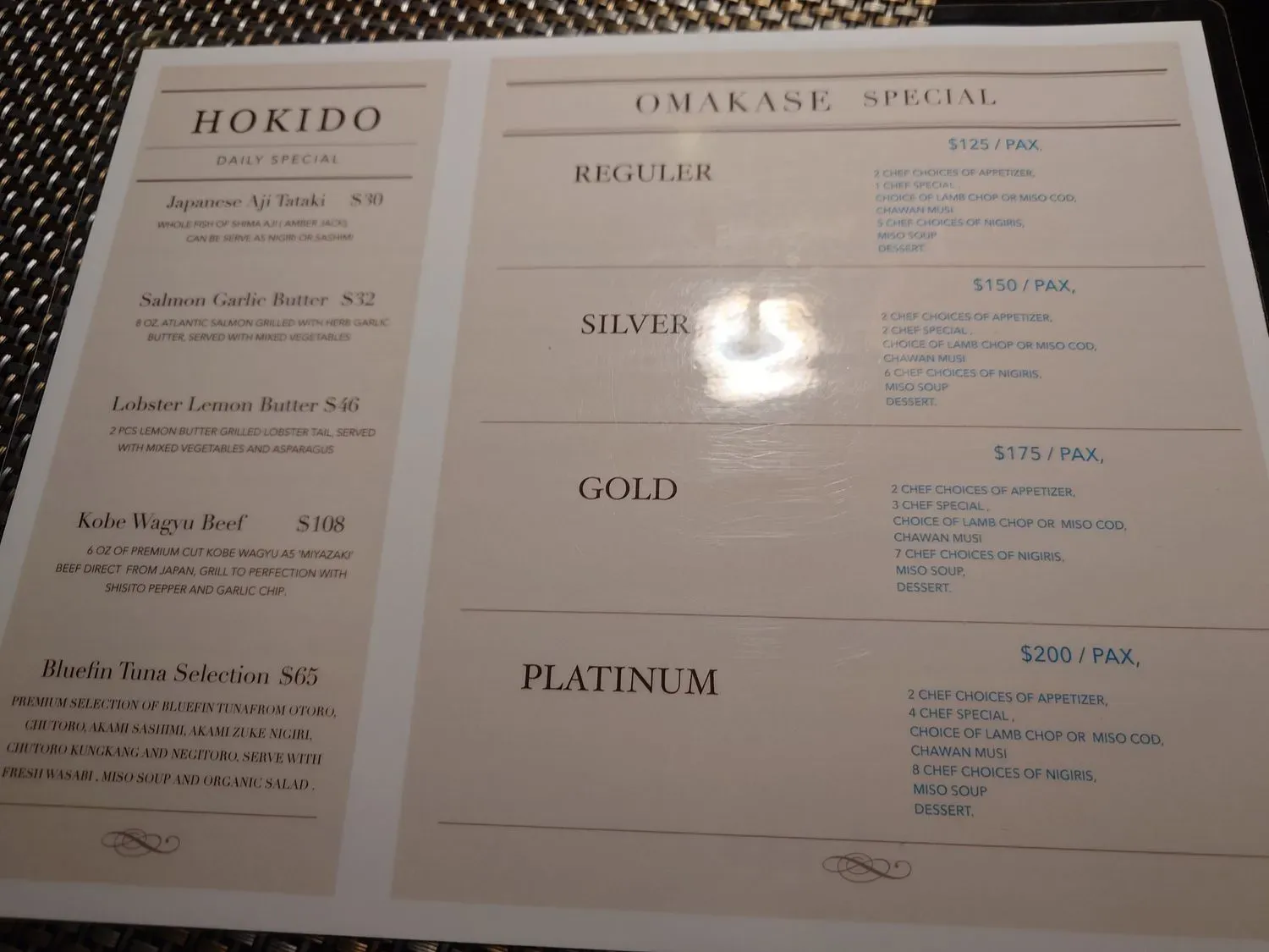 Menu 6