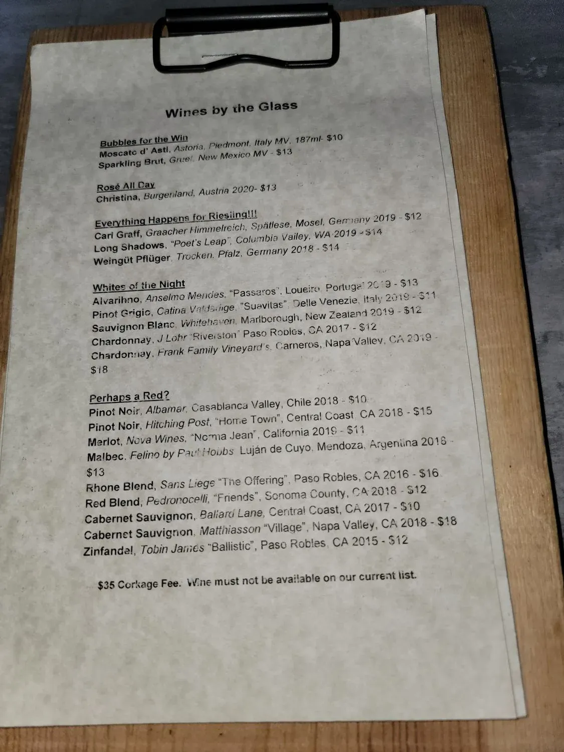 Menu 6