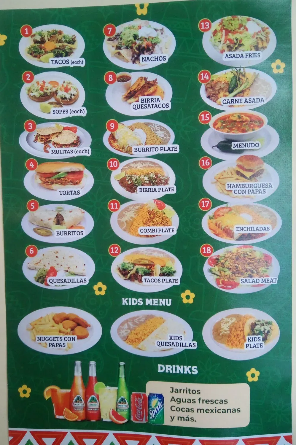 Menu 5