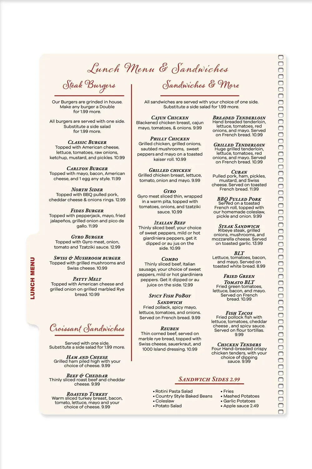 Menu 3