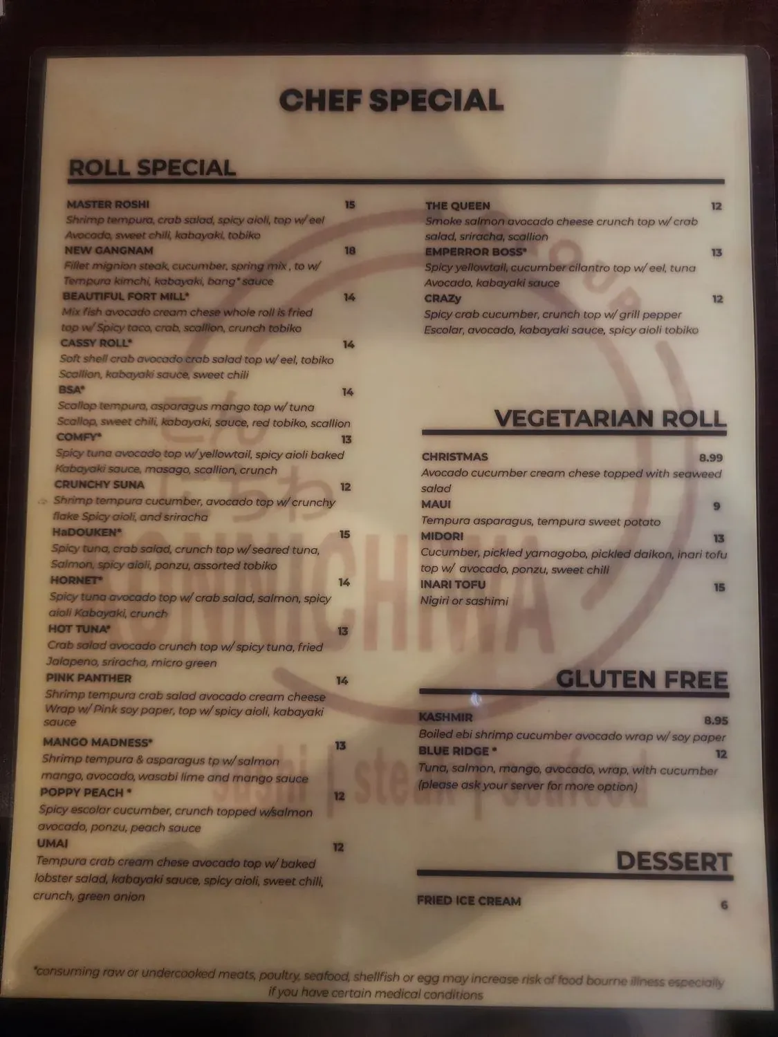 Menu 5