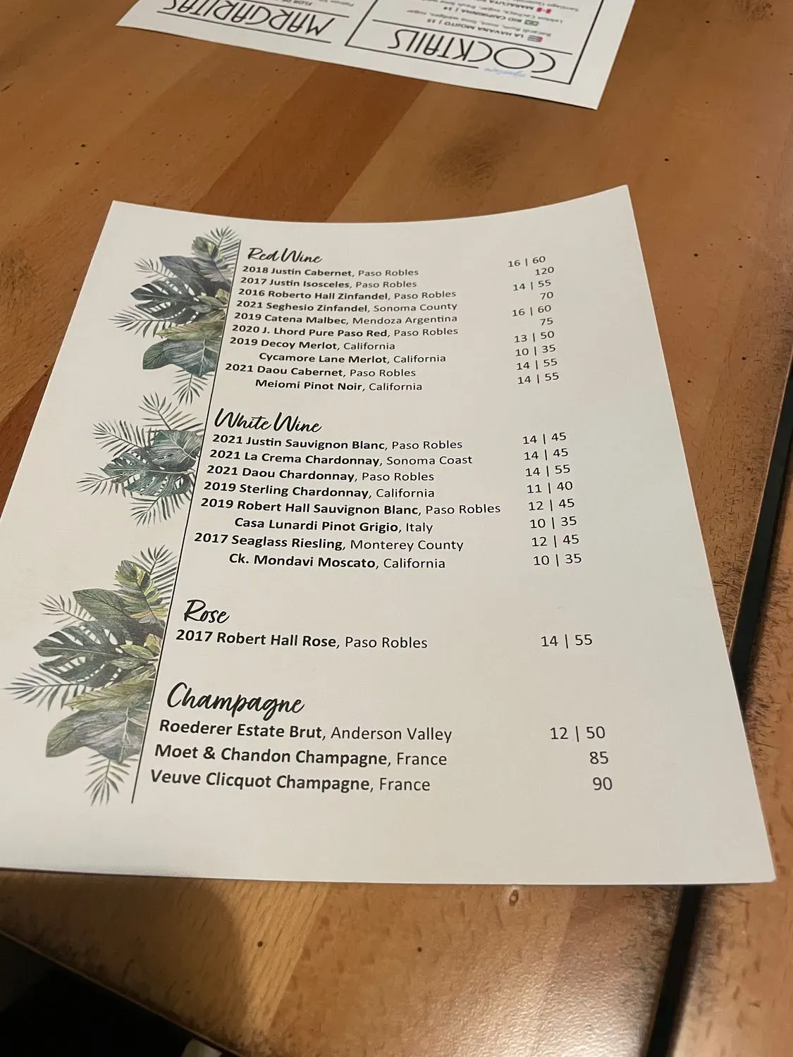 Menu 3