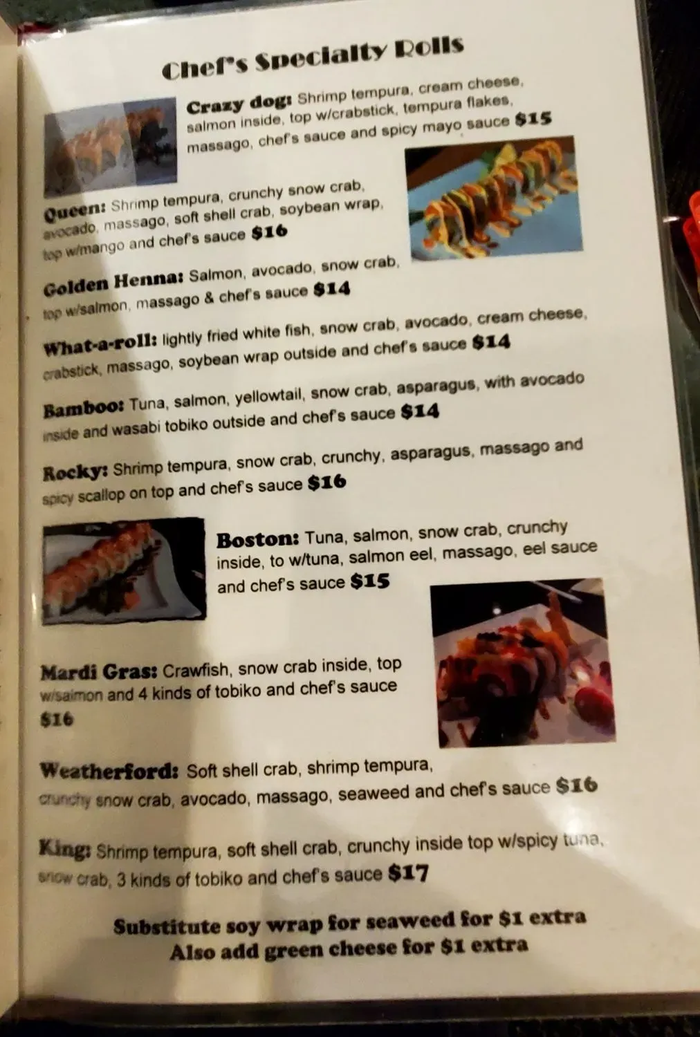 Menu 4