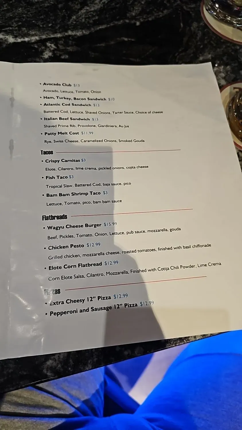 Menu 3