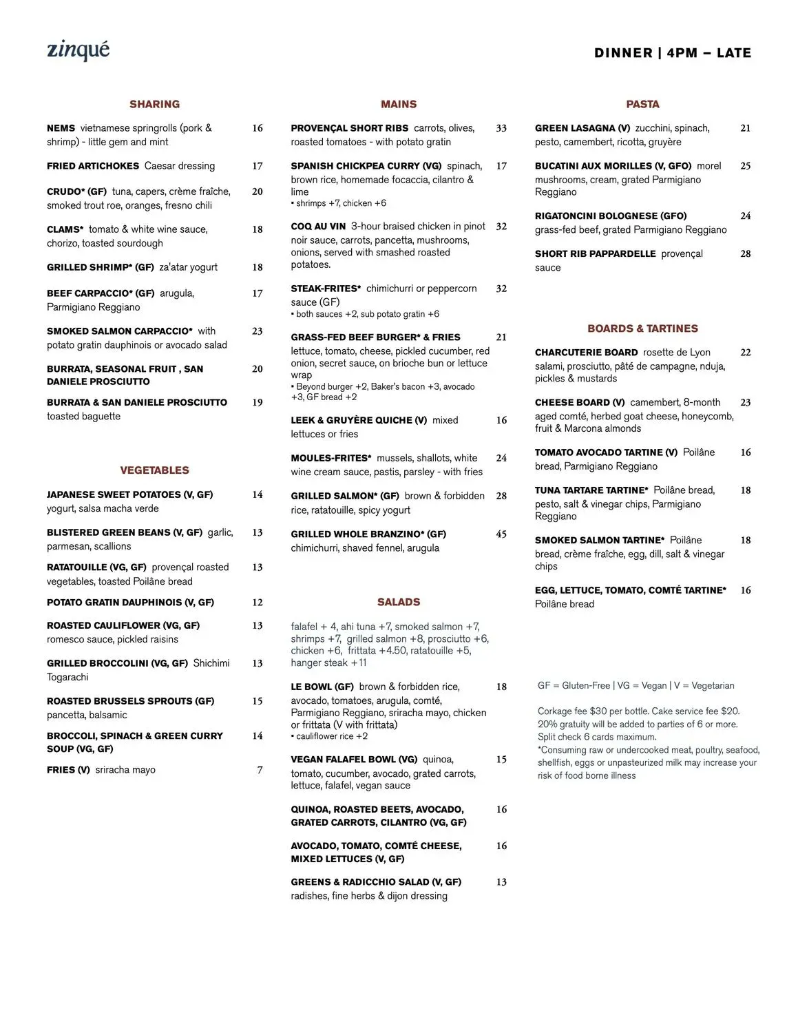 Menu 5