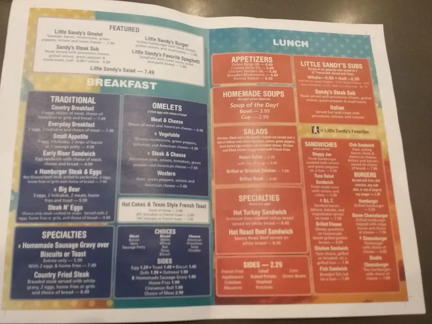 Menu 5