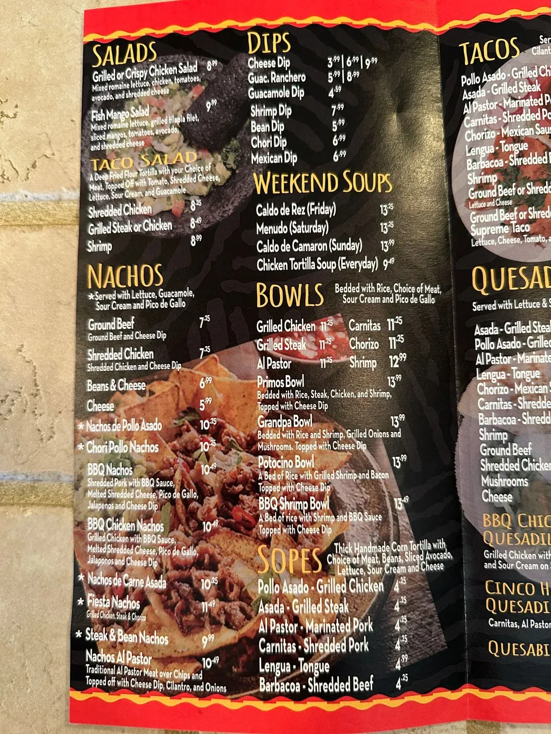 Menu 6