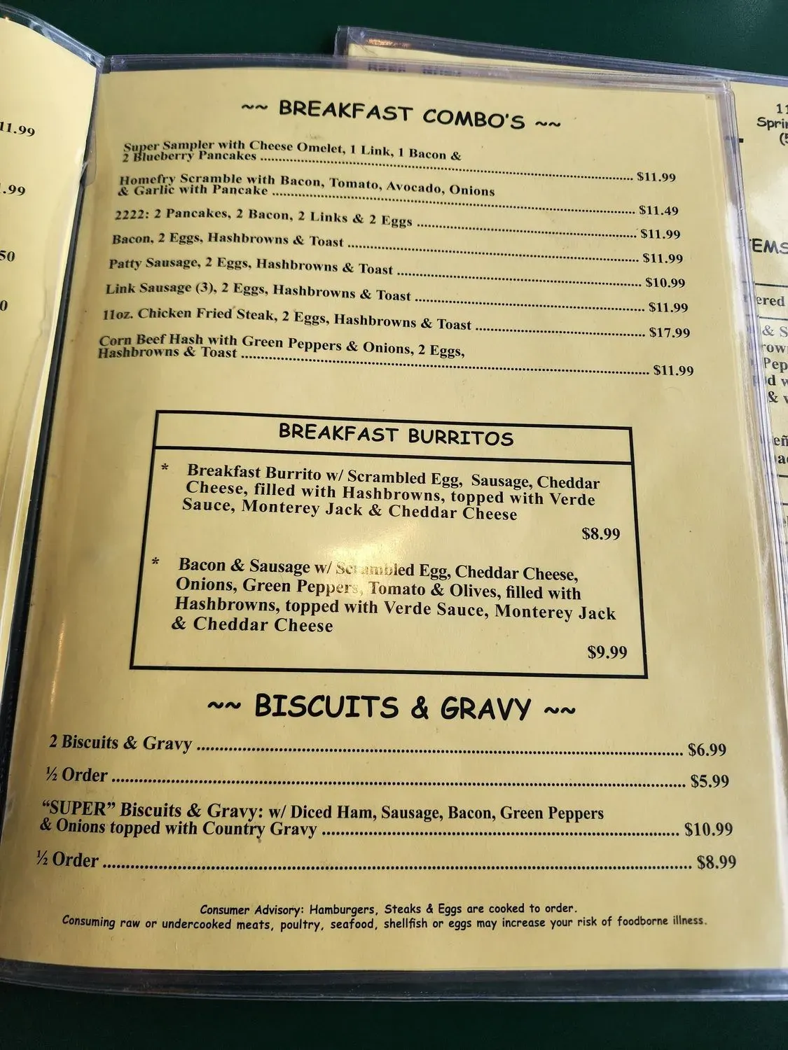 Menu 5