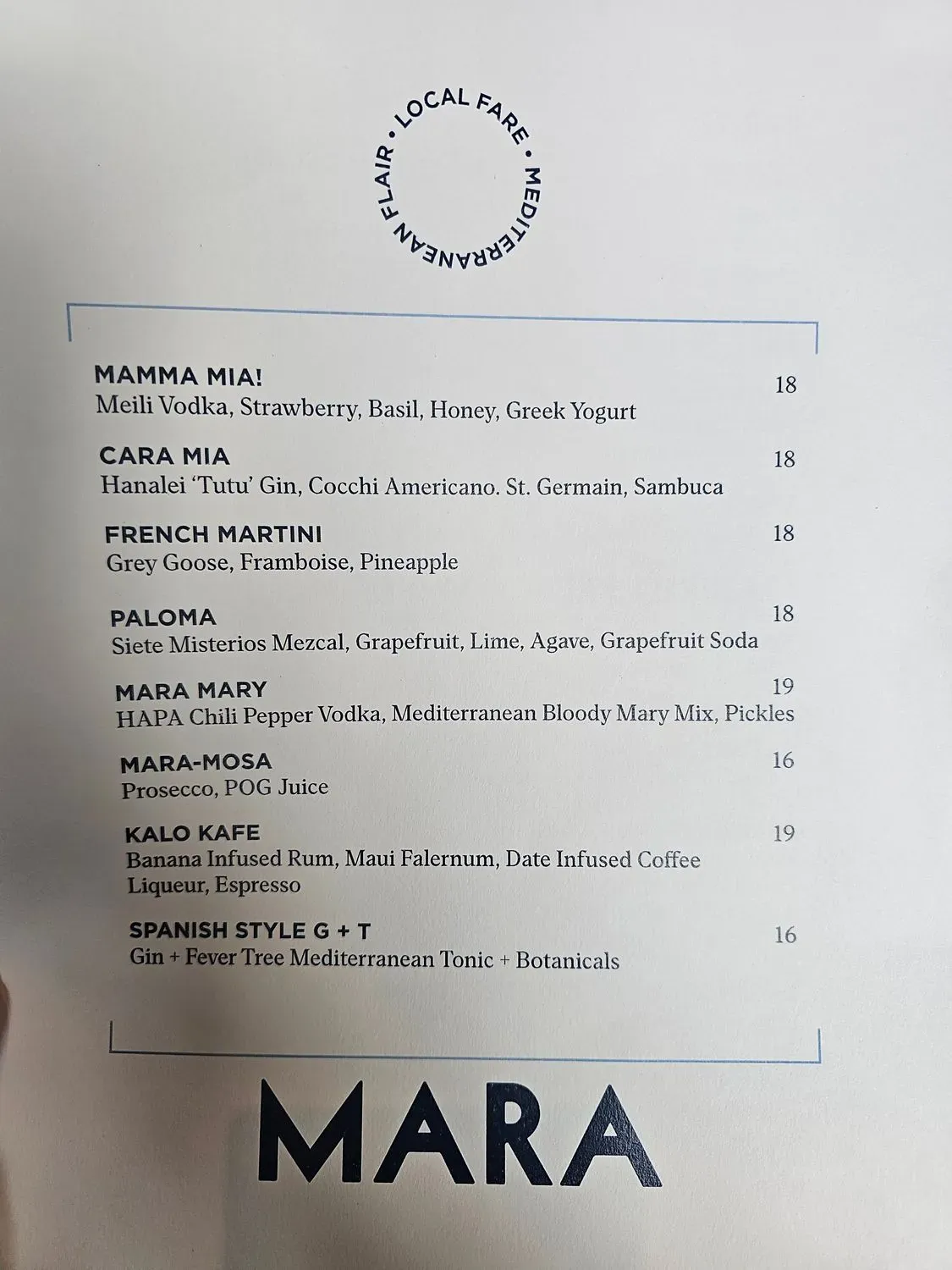 Menu 2