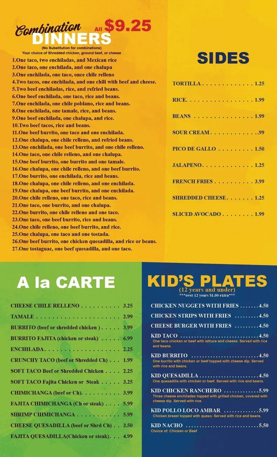 Menu 5