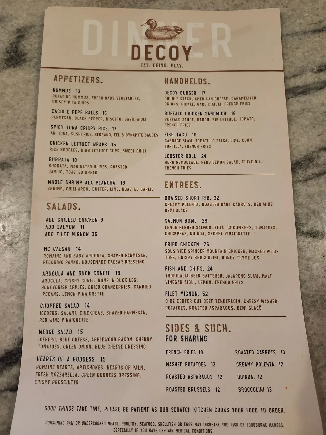 Menu 2