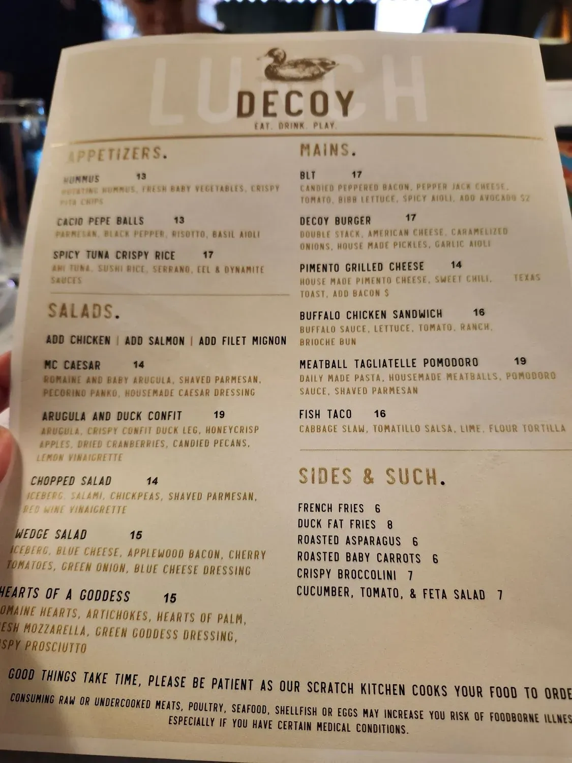 Menu 4