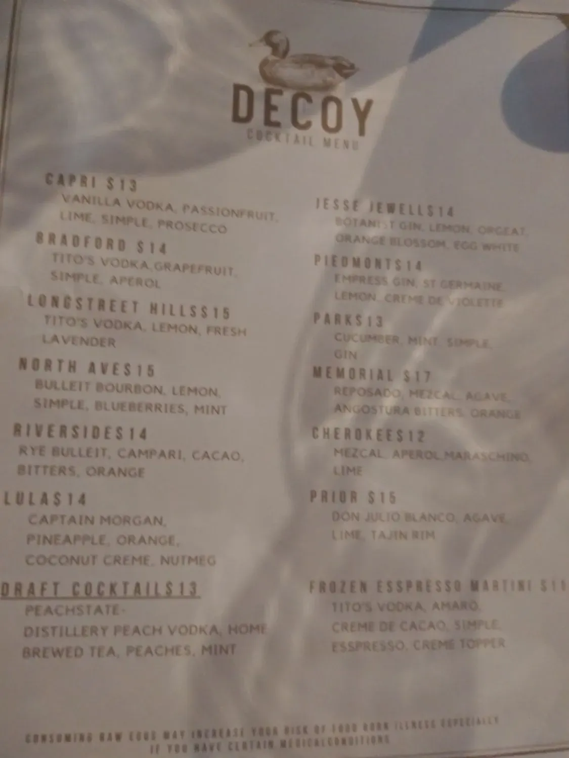 Menu 6