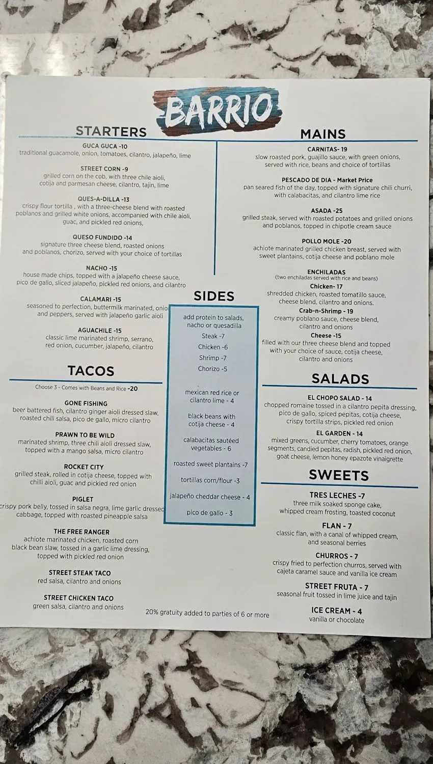 Menu 3