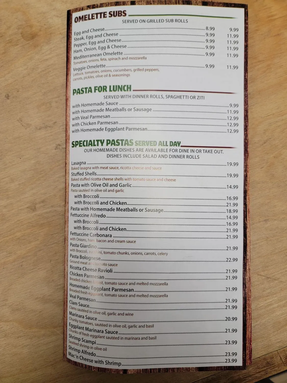 Menu 4