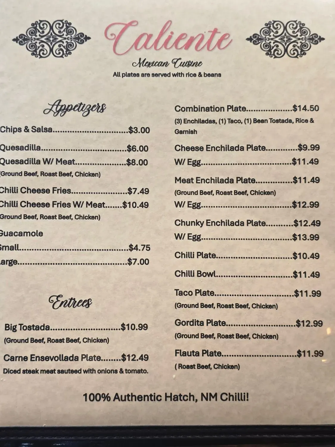 Menu 2